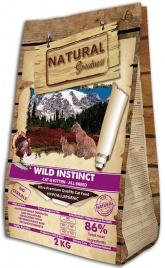 Natural Greatness Wild Instinct корм для кошек всех пород индейка, курица 2 кг