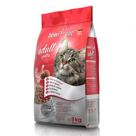 bewi cat adult poultry корм для кошек повседневный птица 5 кг