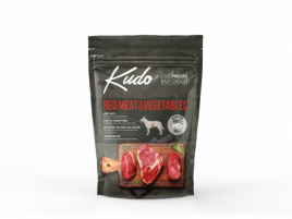 KUDO Полнорационный сухой корм для взрослых собак средних и крупных пород говядина с овощами 3 кг
