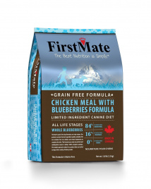 FirstMate Chicken Meal With Blueberries сухой корм для собак Курица, голубика для всех пород 2.3 кг