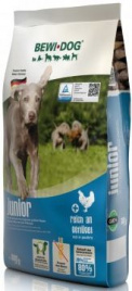 Bewi Dog Junior корм для собак юниоров крупных пород рыба и птица 12.5 кг