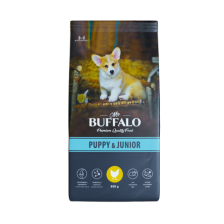 Mr.Buffalo PUPPY & JUNIOR Сухой корм для щенков и юниоров курица 800 гр
