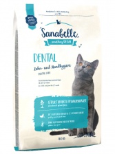 Sanabelle Dental корм для кошек поддержание здоровья зубов птица 10 кг