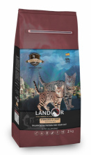 LANDOR STERILIZED LIGHT for a CAT для кошек лишний вес кастрированных утка рис 2 кг