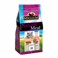 Meglium корм для кошек с курицей и индейкой 3 кг