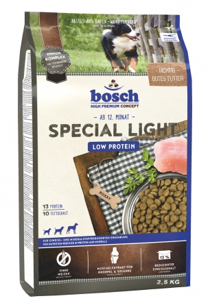 Bosch Special Light корм для собак склонных к излишнему весу 2.5 кг фото 1