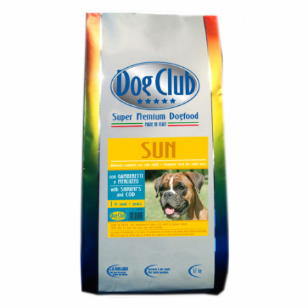 Dog Club Sun сухой корм для собак Тунец гипаллергенный 12 кг фото 1