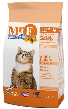 Forza 10 Cat MR Fruit Arancione Adult Indoor корм для кошек оранжевые фрукты, курица 12 kг фото 2