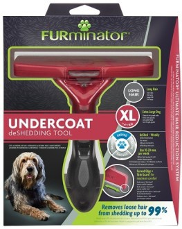 Фурминатор FURminator для гигантских собак с длинной шерстью XL фото 1